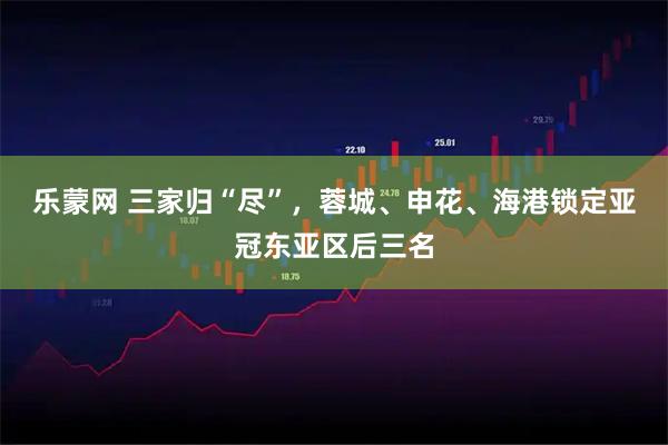 乐蒙网 三家归“尽”，蓉城、申花、海港锁定亚冠东亚区后三名