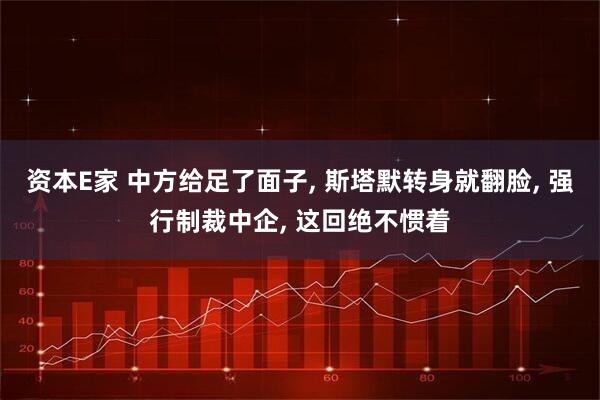 资本E家 中方给足了面子, 斯塔默转身就翻脸, 强行制裁中企, 这回绝不惯着