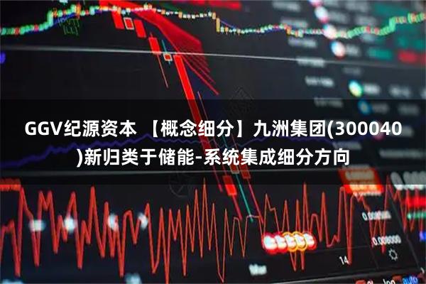 GGV纪源资本 【概念细分】九洲集团(300040)新归类于储能-系统集成细分方向