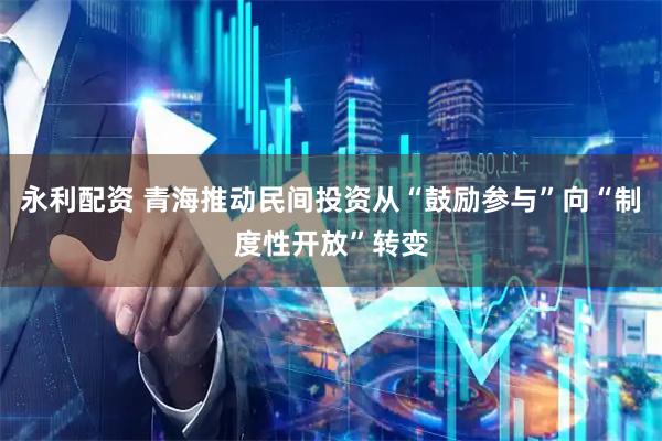 永利配资 青海推动民间投资从“鼓励参与”向“制度性开放”转变